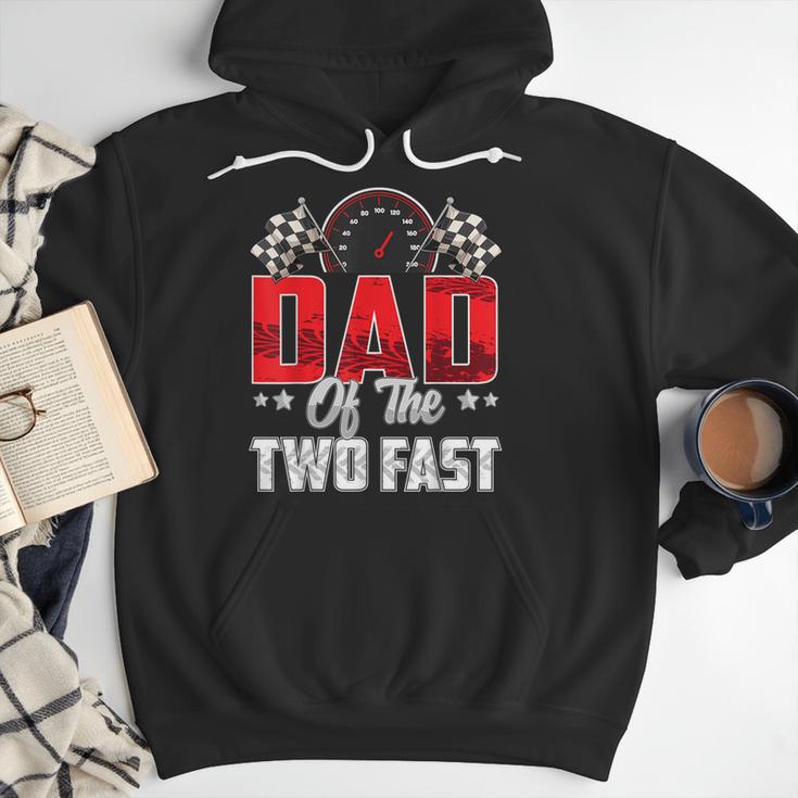 2 Year Old Racing Car Two Fast Birthday 2nd Family Dad Men Hoodie