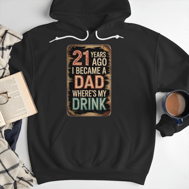 21st Birthday For Dad 21 Year Old Child Son Daughter Men Hoodie