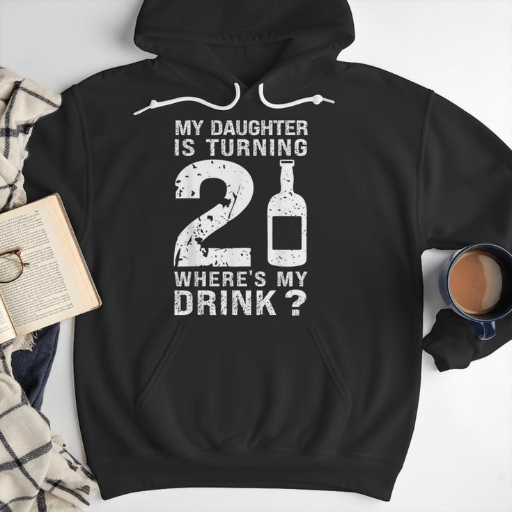 21st Birthday Dad Mom 21 Year Old My Daughter Squad Men Hoodie