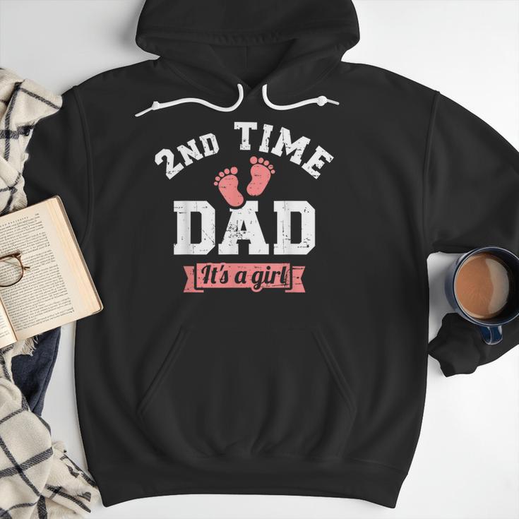 2nd Second Time Dad It's a Girl Gender Reveal Men Hoodie