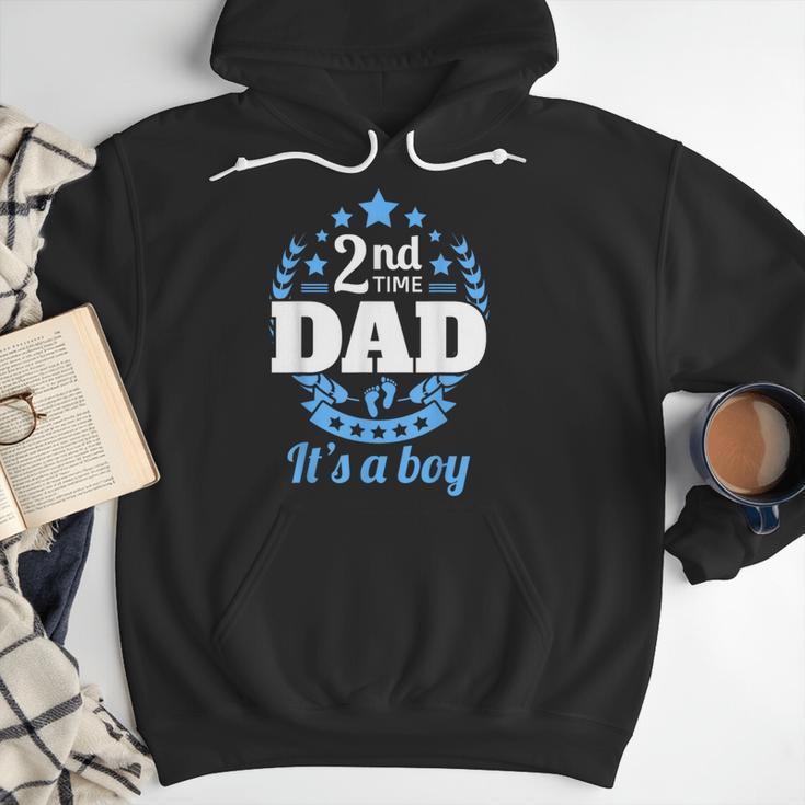 2nd Time Dad It's A Boy Dad Again Second Baby Announce Men Hoodie 2nd Time Dad It's A Boy Dad Again Second Baby Announce Men Hoodie