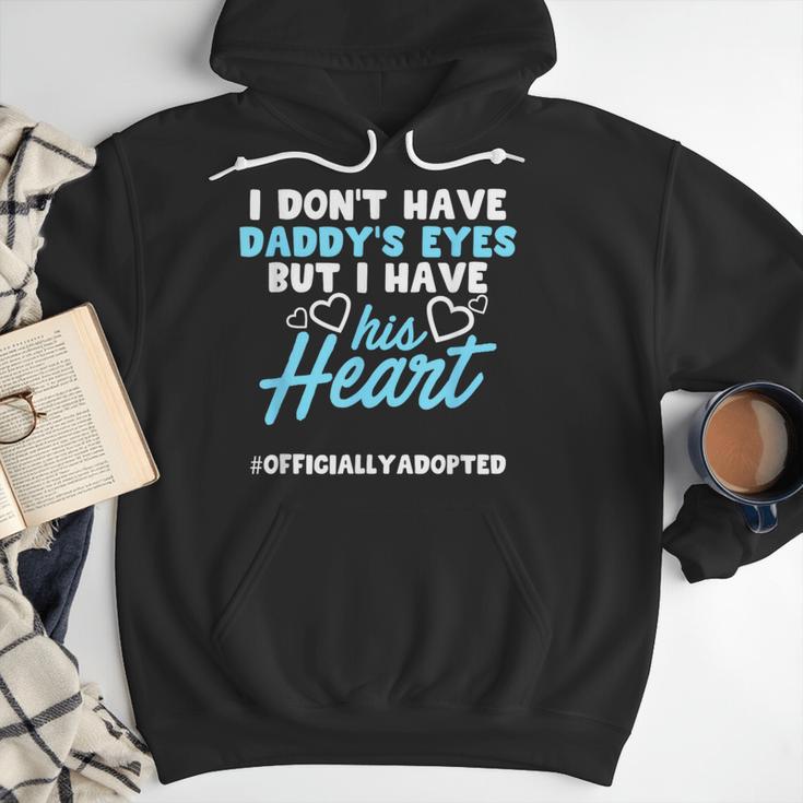 Adoption Announcement Day Dad Heart Small Men Hoodie