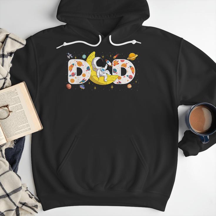 Astronaut Dad Space Birthday Planets Party Matching Family Men Hoodie