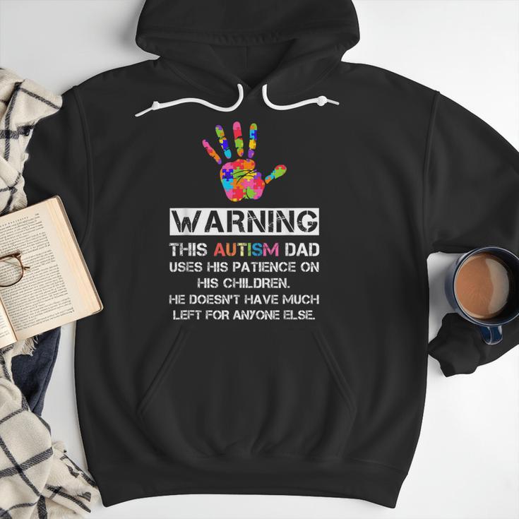Autism Awareness Warning This Autism Dad T-Shirt Men Hoodie