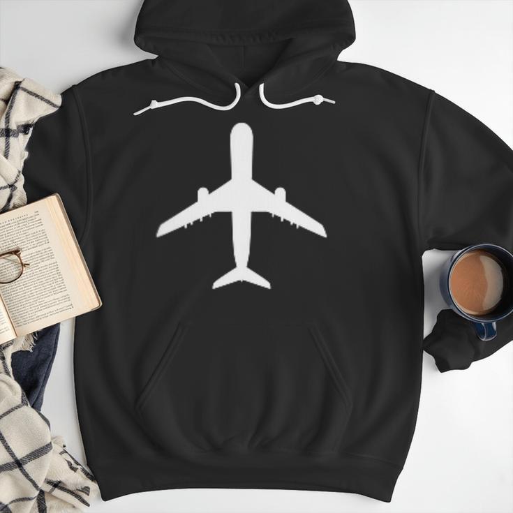 Aviation Geek Airplane Pilot Dad Husband Father's Day Xmas Men Hoodie