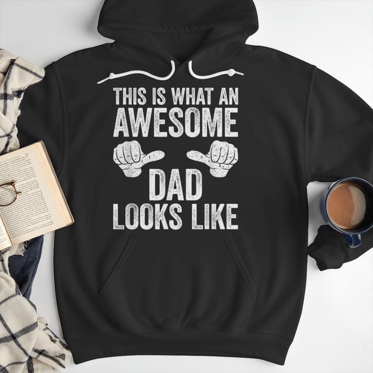 This Is What An Awesome Dad Looks Like Shirt Men Fathers Day Men Hoodie