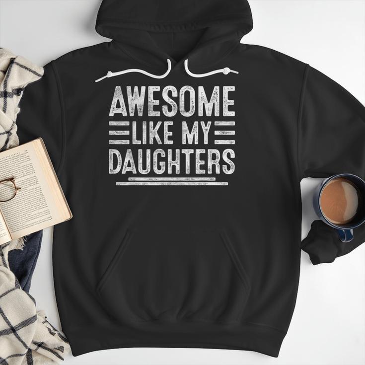 Awesome Like My Daughters Men Fathers Day Birthday Dad Men Hoodie