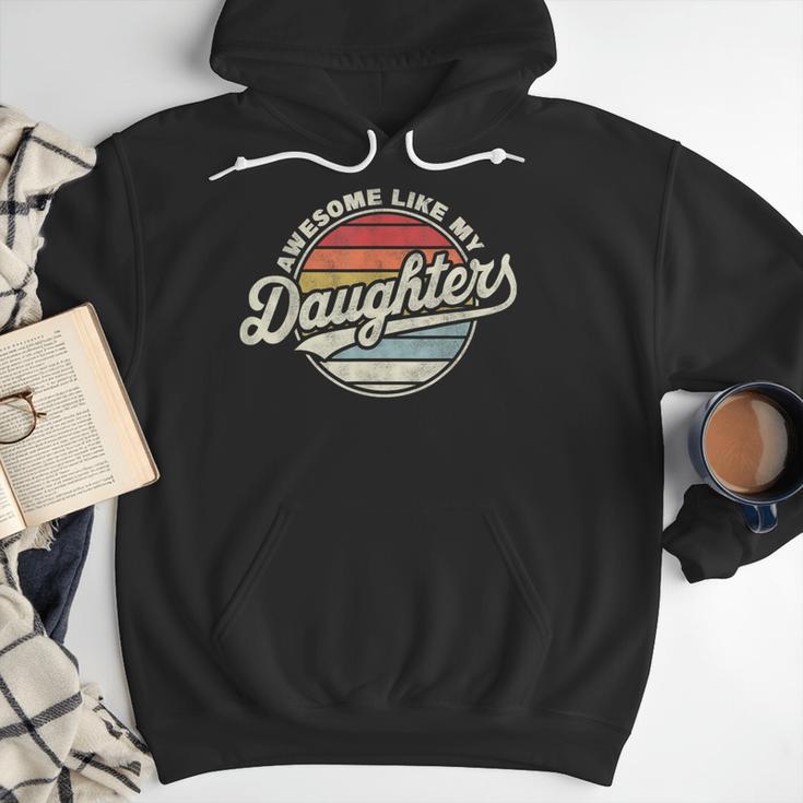 Awesome Like My Daughters Vintage Dad Quote Father Day Men Hoodie