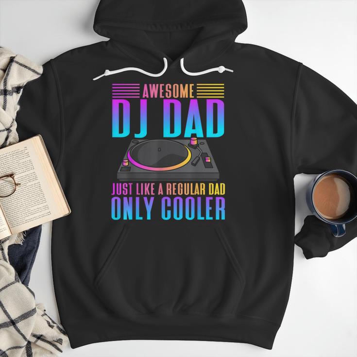 Awesome DJ Dad DJ Music Men Hoodie
