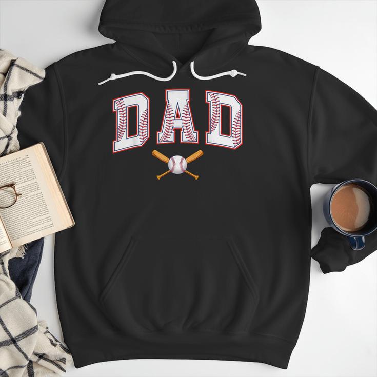 Baseball Dad Shirt Baseball Player Game Day Father's Day Men Hoodie