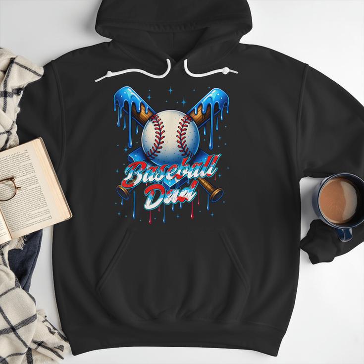 Baseball Drip Dad Father Day Birthday Group Matching Family Men Hoodie