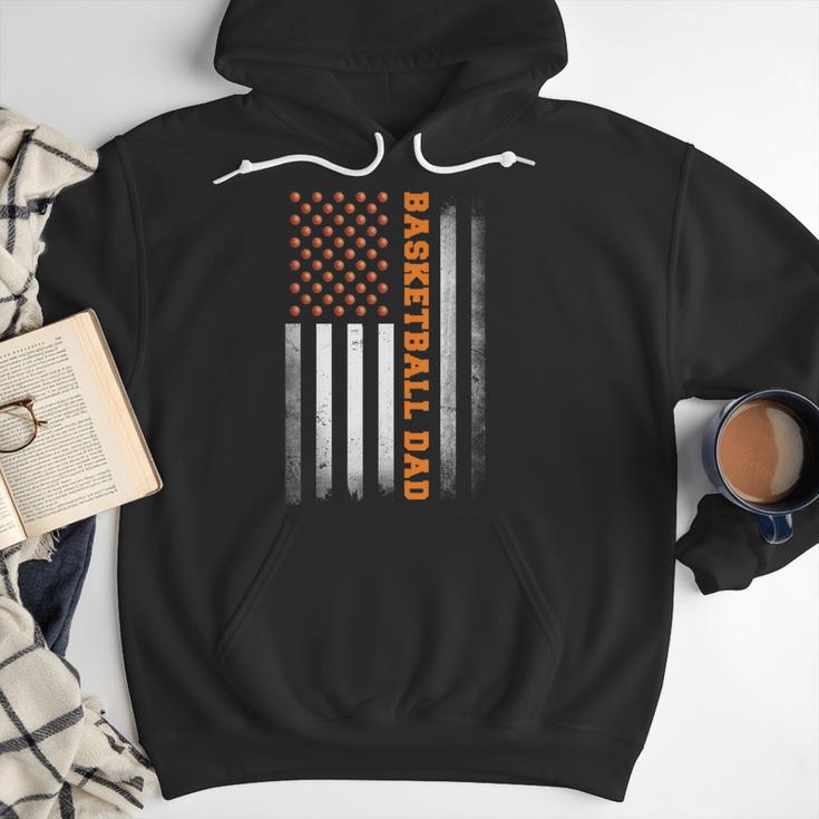 Basketball Dad USA US Flag Basketball Men Men Hoodie