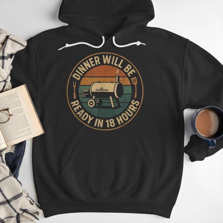 BBQ Dad Smoking Meat Smoker Barbecue Dad Men Hoodie