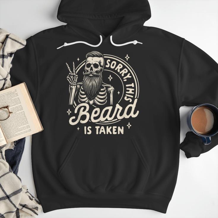 Bearded Dad Daddy Father’s Day Sorry This Beard Is Taken Men Hoodie