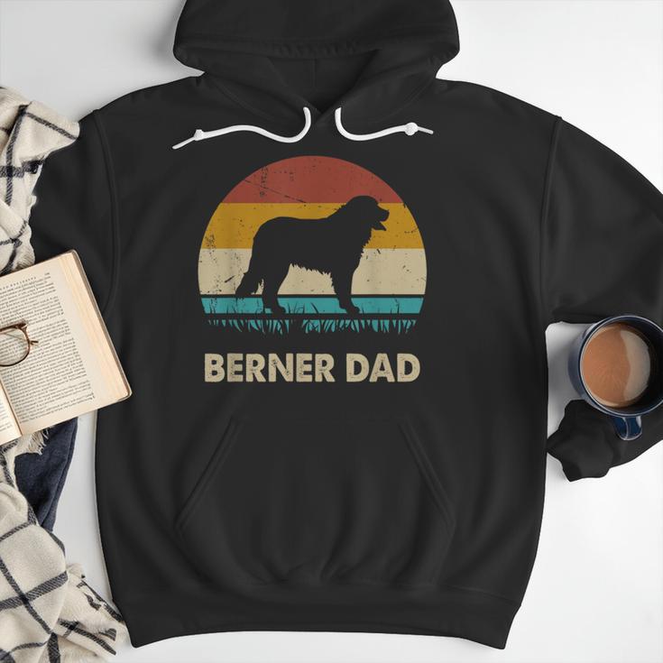 Berner Dad For Men Bernese Mountain Dog Vintage Dad Men Hoodie