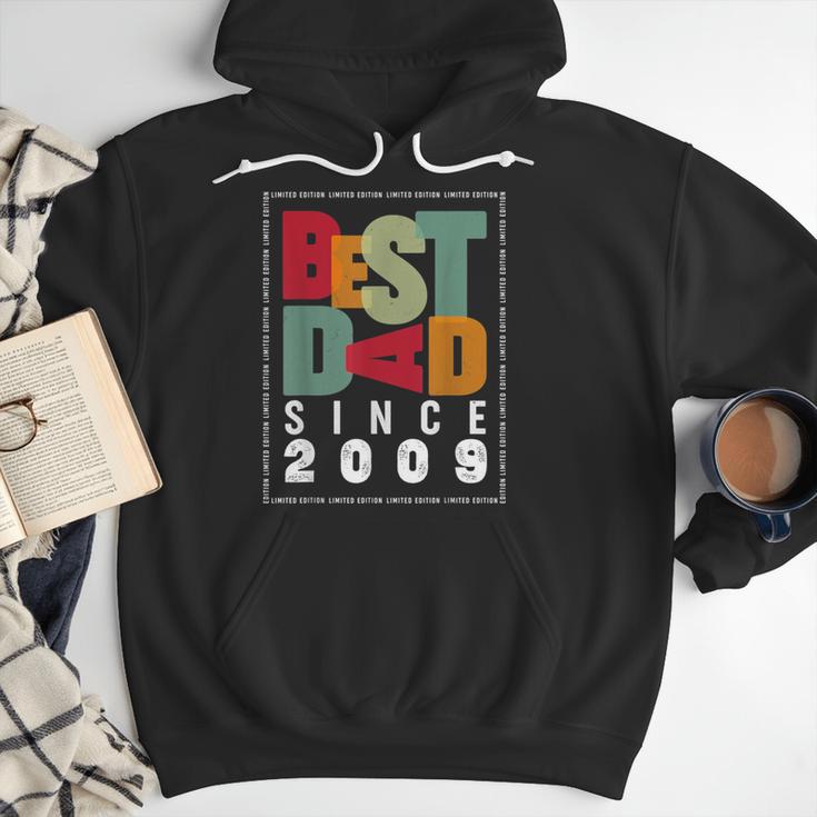 Best Dad Since 2009 Fathers Day Retro Vintage Men Hoodie Best Dad Since 2009 Fathers Day Retro Vintage Men Hoodie