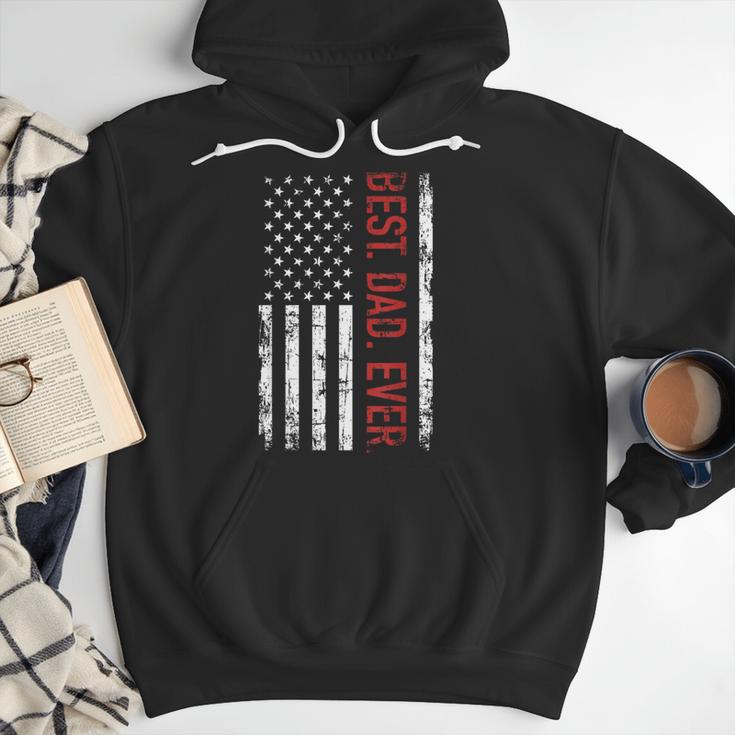 Best Dad Ever US American Flag Gift For Father's Day Short Sleeve Men Hoodie Best Dad Ever US American Flag Gift For Father's Day Short Sleeve Men Hoodie