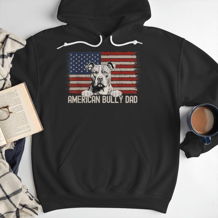 Best Dog Dad Ever American Flag American Bully Dad Men Hoodie Best Dog Dad Ever American Flag American Bully Dad Men Hoodie
