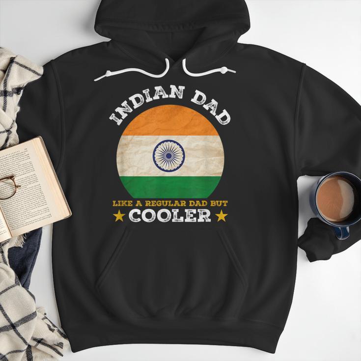 Best Indian Dad Ever Father's Day India Flag Pride Men Hoodie