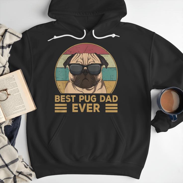 Best Pug Dad Ever Pug Dog For Men And Boys Men Hoodie