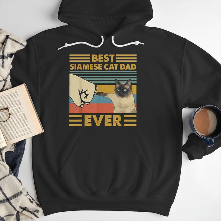Best Siamese Cat Dad Ever Retro Vintage Sunset Men Hoodie Best Siamese Cat Dad Ever Retro Vintage Sunset Men Hoodie