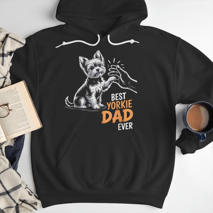 Best Yorkie Dad Ever Dog Yorkie I Love Yorkie Dad Men Hoodie