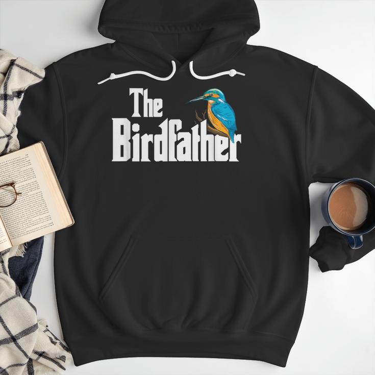 The Bird Father Bird Watching Meme Birder Dad Men Hoodie