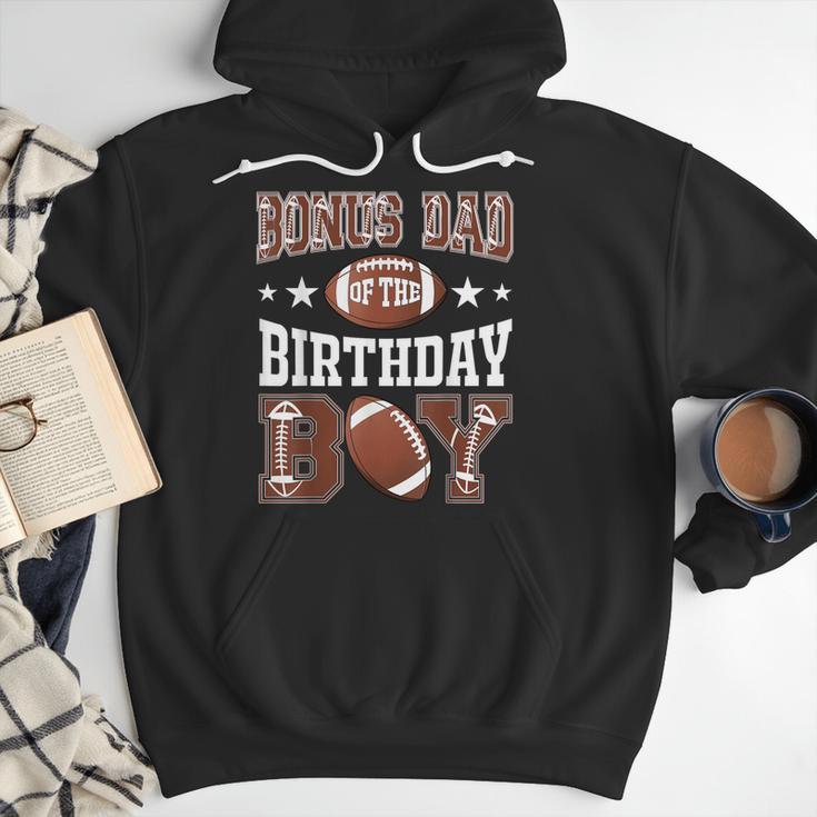 Bonus Dad Of The Birthday Boy Football Game Day Men Hoodie