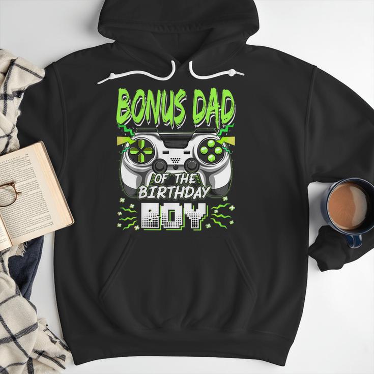 Bonus Dad Of The Birthday Boy Video Game Bday Party Men Hoodie