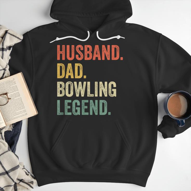 Bowler Husband Dad Bowling Legend Father's Day Men Hoodie