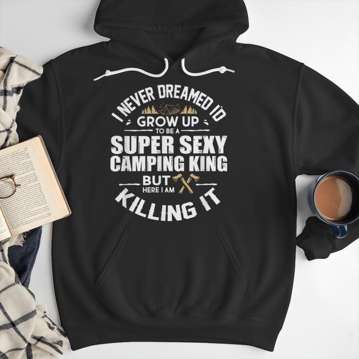 Camping Men Camper RV Camping Vacation Camping Dad Men Hoodie