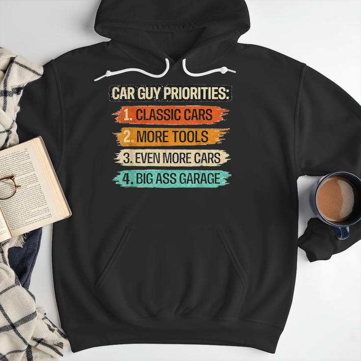 Car Guy Priorities Cars Garage Lover For Men Dad Men Hoodie Car Guy Priorities Cars Garage Lover For Men Dad Men Hoodie