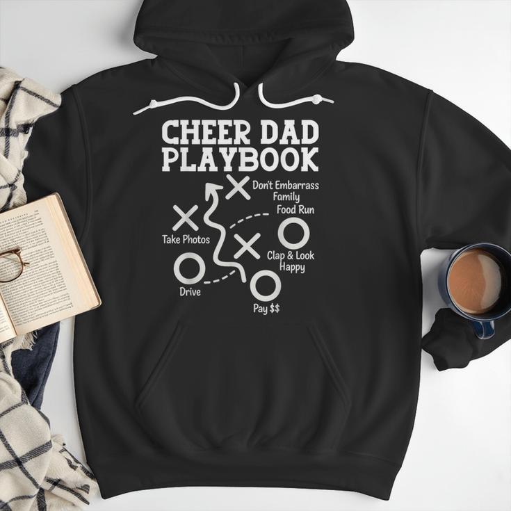 Cheer Dad Cheerleader Playbook Men Hoodie