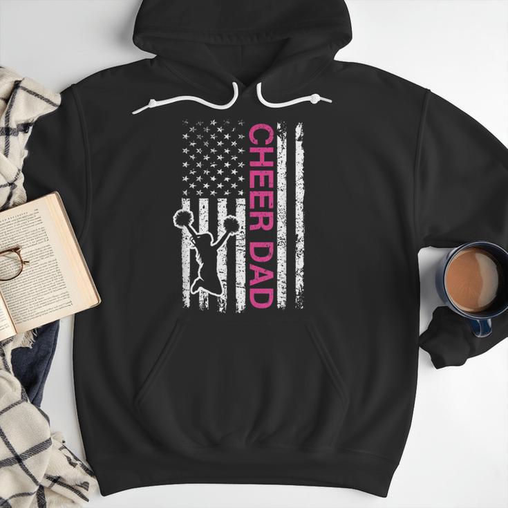 Cheer Dad Flag Pink Cheerleading Men Hoodie Cheer Dad Flag Pink Cheerleading Men Hoodie