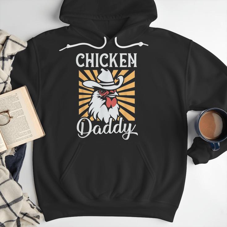 Chicken Daddy Vintage Poultry Farmer Fathers Day Men Hoodie
