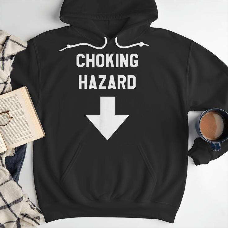 Choking Hazard Adult Dad Joke Men Hoodie
