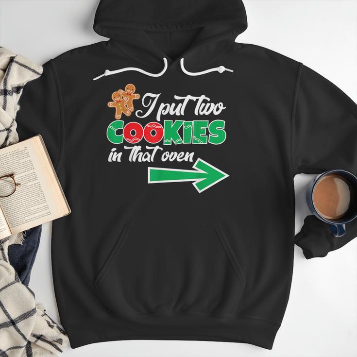 Christmas Twins Expecting Dad T-Shirt Pregnant Wife Tee Men Hoodie