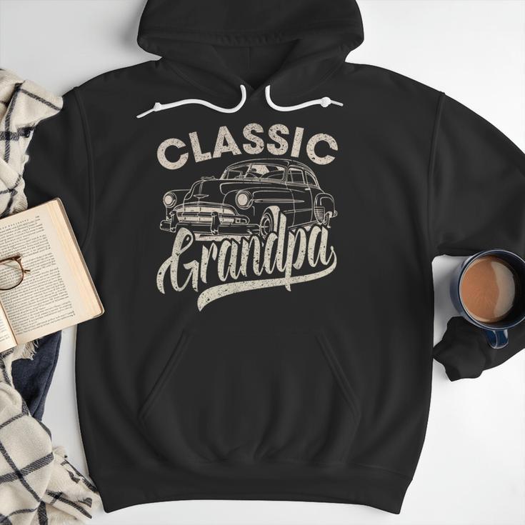 Classic Grandpa Saying Car Lover Men Dad Papa Grandpa Men Hoodie