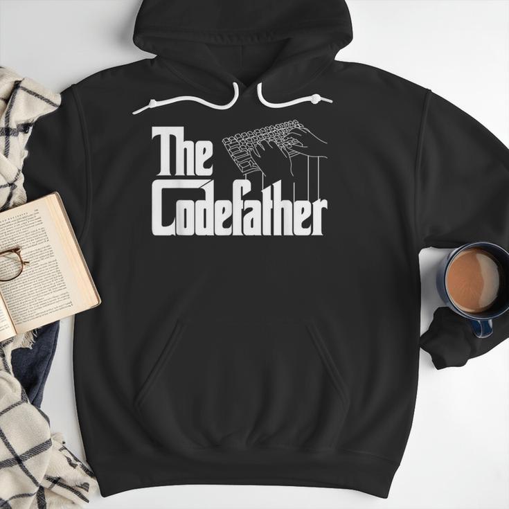 The Code Father Computer Coder Dad Programmer Men Hoodie