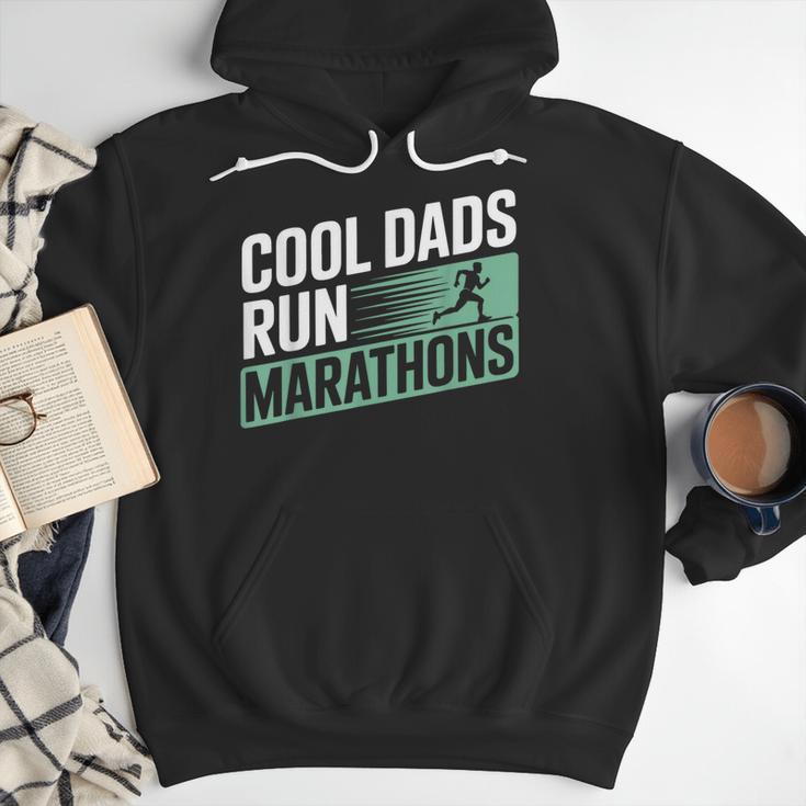 Cool Dads Run Marathons Marathon Running Runner Men Hoodie