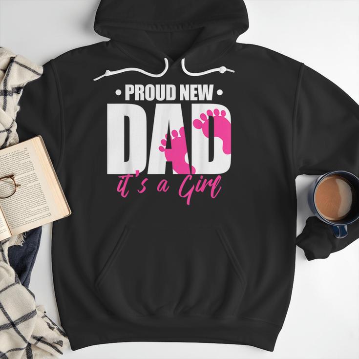Cool Parent Apparel Proud New Dad It's A Girl Classic Fit Short Sleeve Crew Neck T-Shirt Small Men Hoodie