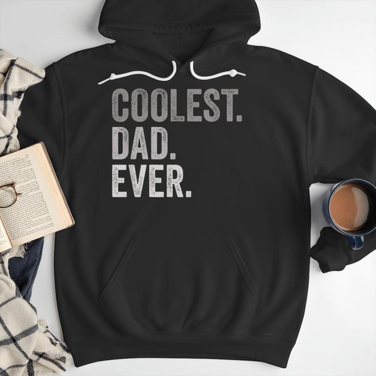 Coolest Dad Ever For Greatest Number 1 Dad Best Father Men Hoodie