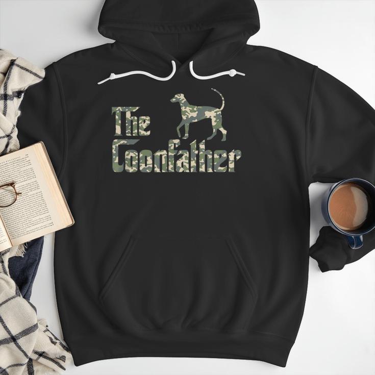 Coonfather Coon Hunting Dogs Coonhound Dad Men Hoodie
