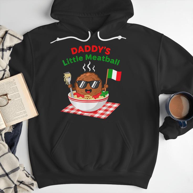Couple Daddy's Little Meatball Italian Men Men Hoodie