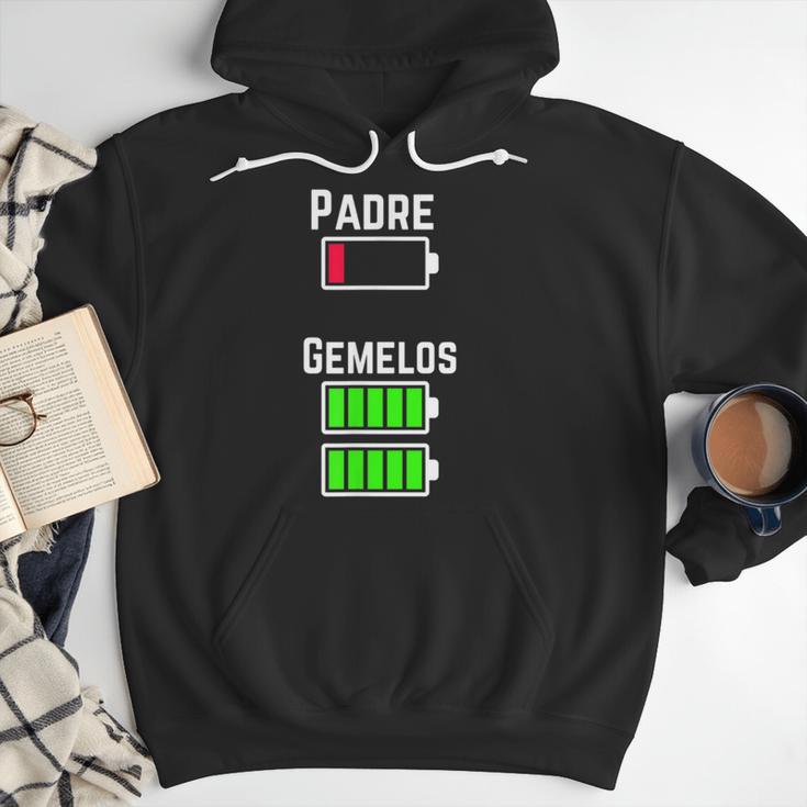 Cufflinks Battery Filled Tired Dad Low Battery Charge Men Hoodie