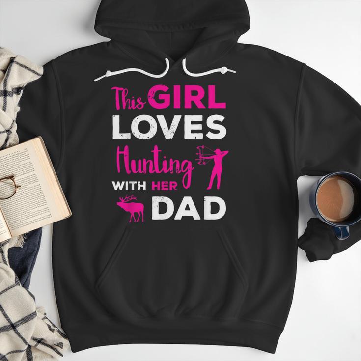 Cute Girls Hunting Dad Daughter Hunting Buddy Hunter Men Hoodie