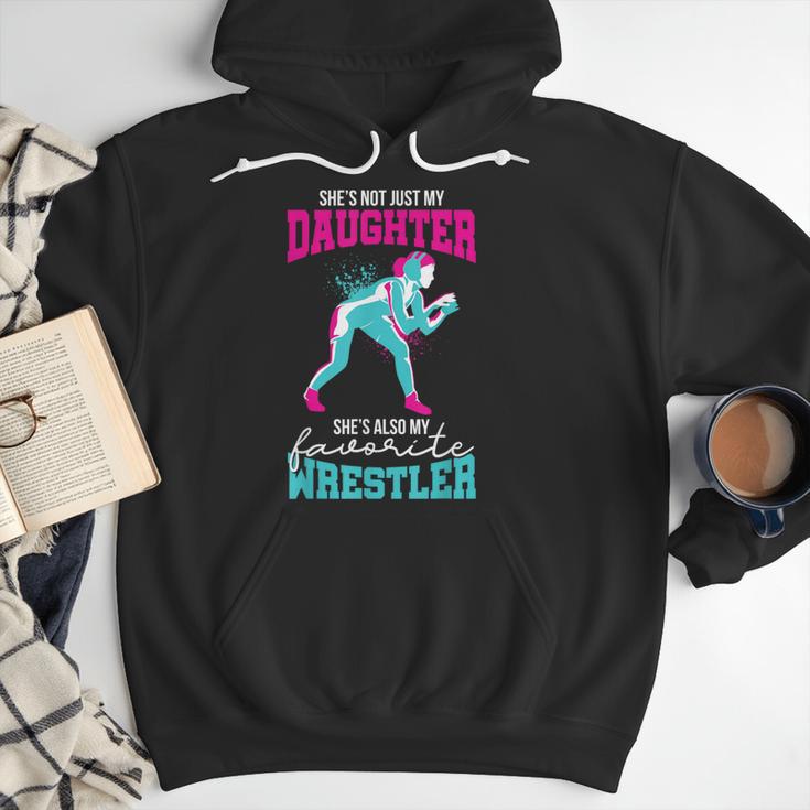 Cute Wrestling Daughter Favorite Wrestler Dad Mom Men Hoodie Cute Wrestling Daughter Favorite Wrestler Dad Mom Men Hoodie