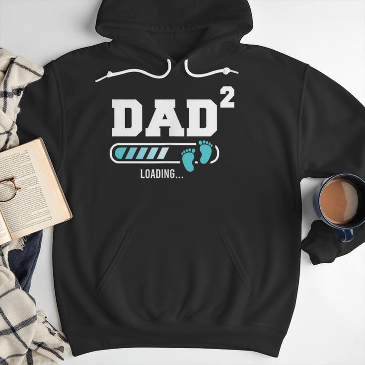 Dad 2 Second Time Dad Dad Of Two Men Hoodie