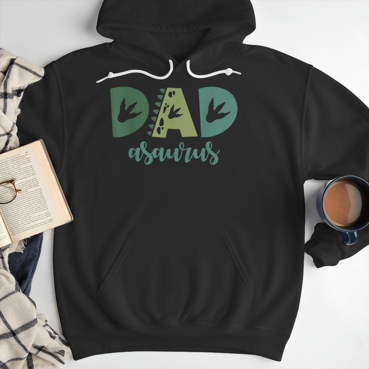 Dad Asaurus Dinosaur Birthday Mom Dad Birthday Boy T-Rex Men Hoodie