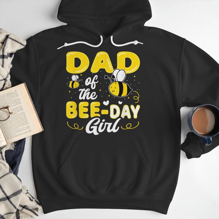 Dad Of The Bee Day Girl Hive Party Matching Birthday Sweet Men Hoodie